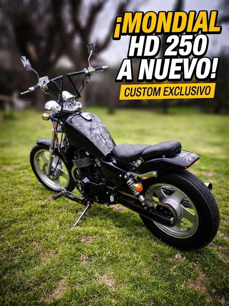 Moto Mondial HD 250cc Customizada